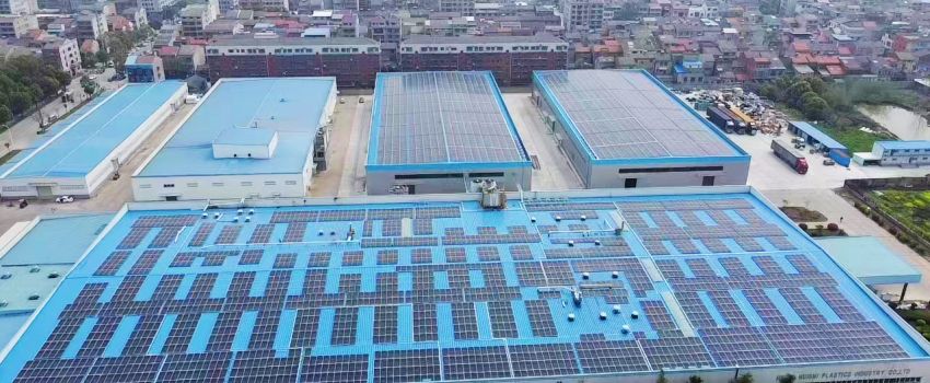 樂凱膠片承建的3兆瓦分布式光伏項目成功并網發電