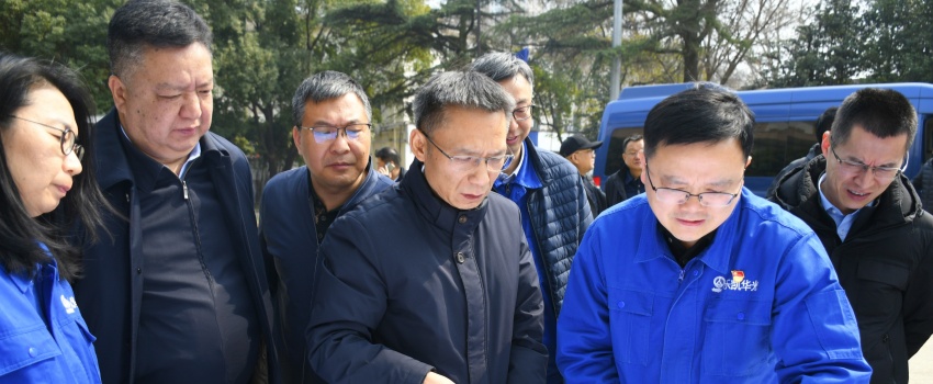 集團公司黨組成員、總會計師陳林到樂凱華光調研